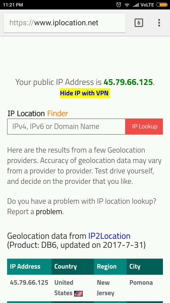 IP地址更改为属于美国的IP地址